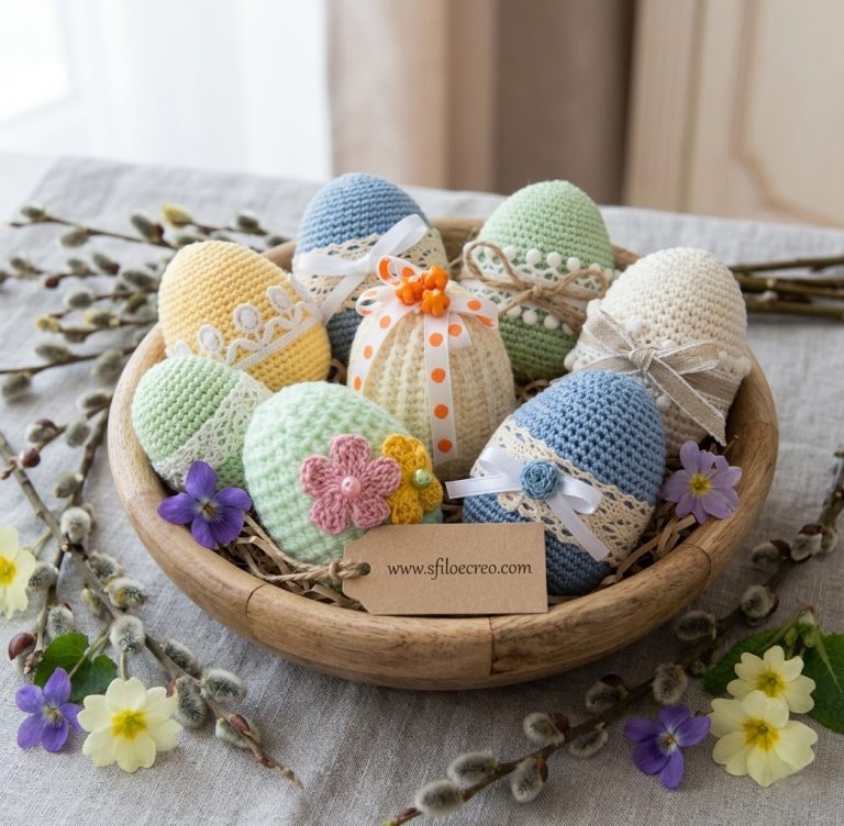 Come fare le uova di pasqua a uncinetto