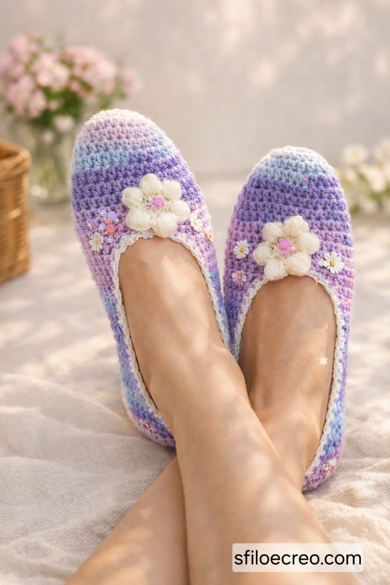 Pantofoline all’uncinetto: comfort, stile e dolcezza in un solo accessorio