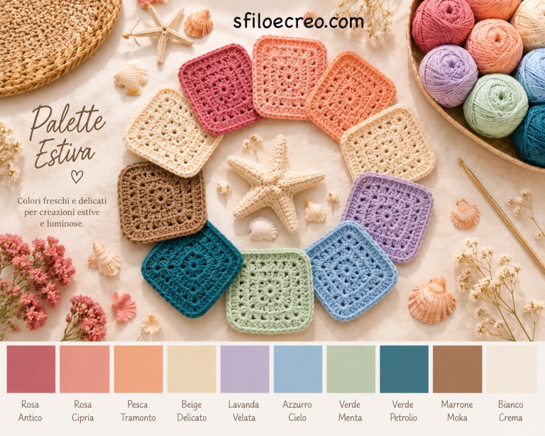 Palette Estiva all’Uncinetto: i colori perfetti per creazioni alla moda