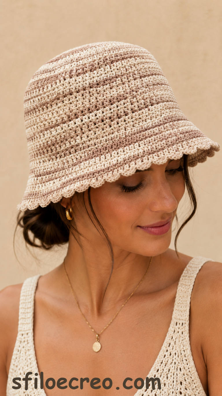 Come Creare il cappello modello Bucket Hat all’Uncinetto